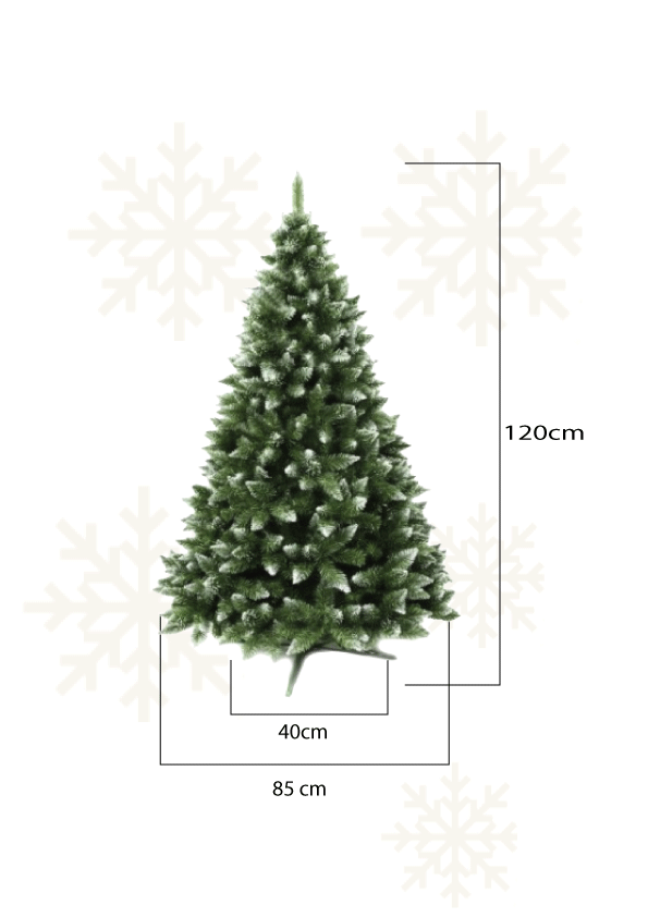 Weihnachtsbaum Tanne 120cm Luxury Diamond 4